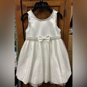 Princess Couture 4T elegant fancy Easter dress Flower girl dress sparkly pearls